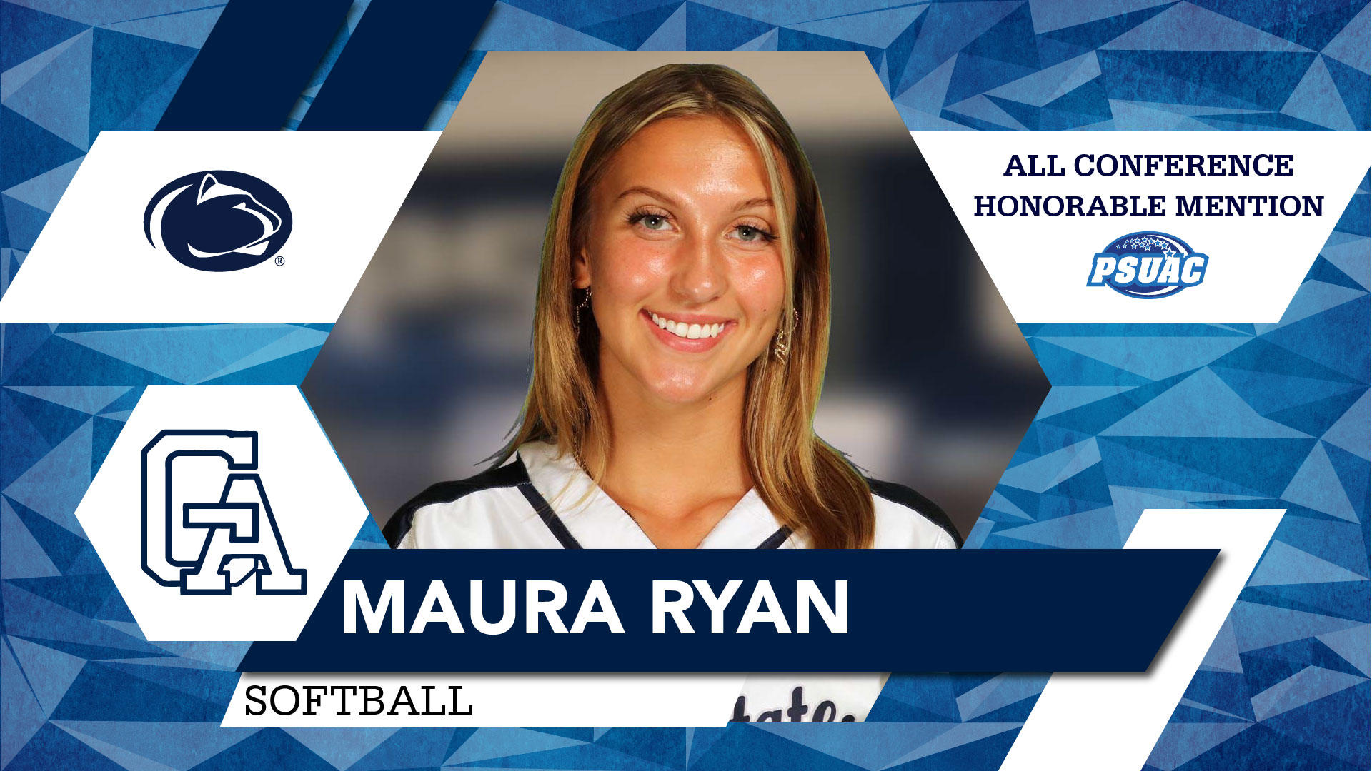 PSUAC All - Conference Softball Players Named - Creary, Ryan, Stodolsky Selected