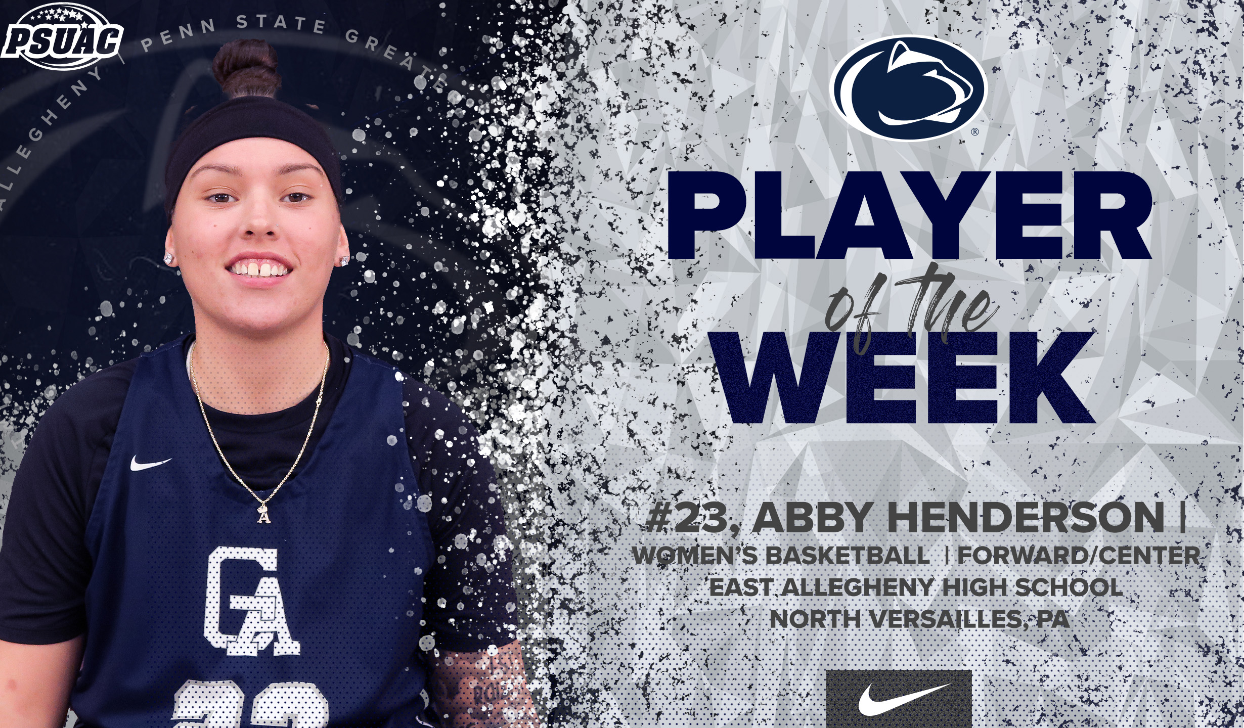 Henderson's Big Week Leads to Women's PSUAC Player of the Week