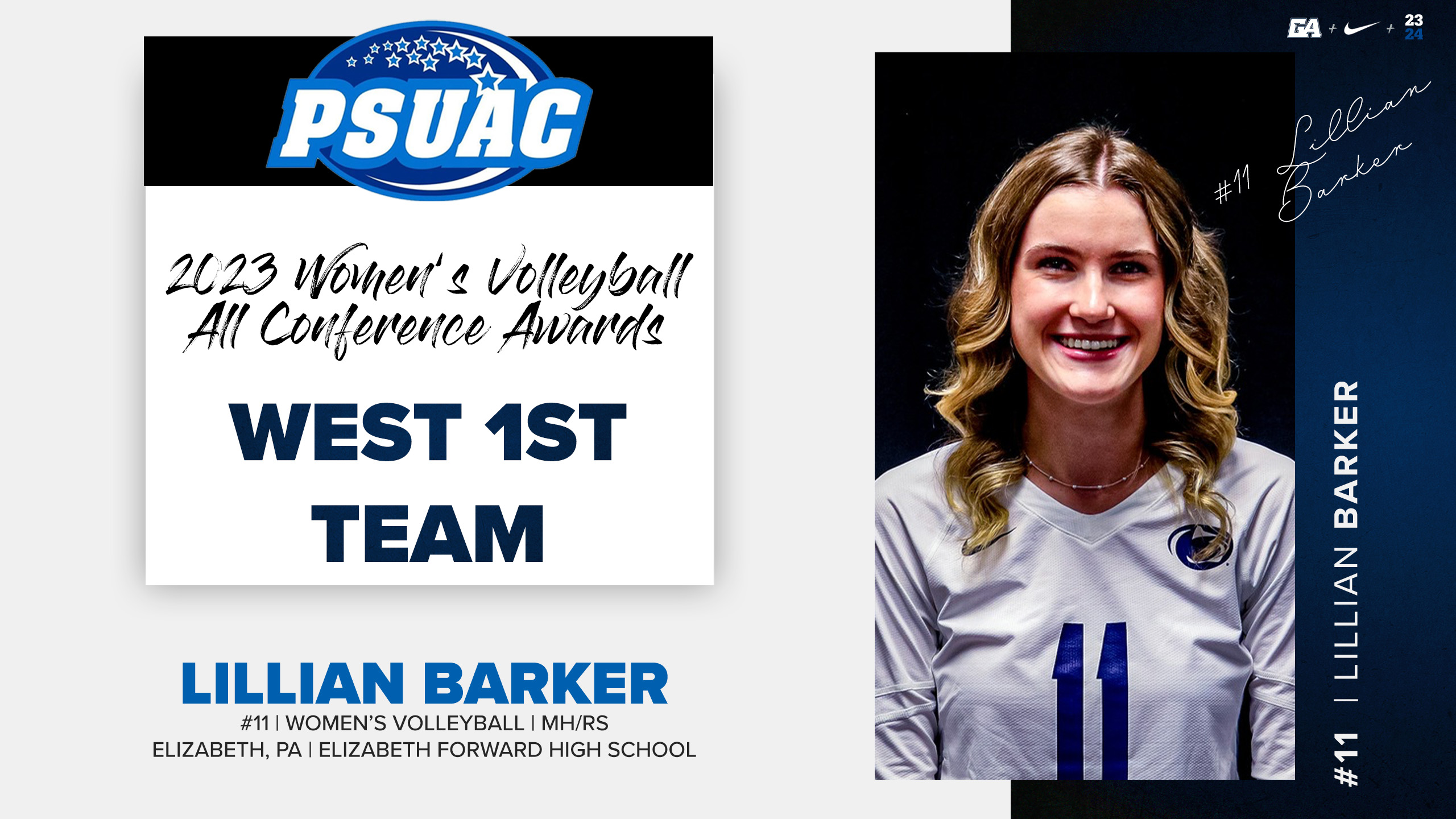 Barker Highlights 2 All PSUAC Selections